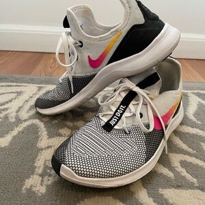 Nike Women’s White Black Pink Yellow Gradient Sneakers